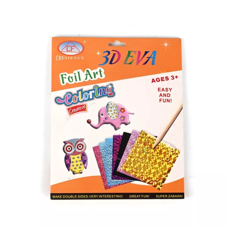 3D EVA पन्नी कला खेलौना